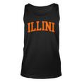 Illini Arch Athletic College University Alumni Style Unisex Tank Top