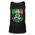 Im Irish We Dont Do That Keep Calm Thing Leprechaun Ireland Unisex Tank Top