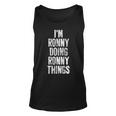 Im Ronny Doing Ronny Things Personalized First Name Unisex Tank Top