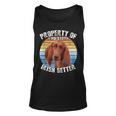 Irish Setter Dog Retro Property Of Unisex Tank Top