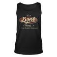 Its A Bono Thing You Wouldnt Understand Shirt Personalized Name Gifts With Name Printed Bono Unisex Tank Top