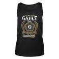 Its A Gault Thing You Wouldnt Understand Personalized Last Name Gault Family Crest Coat Of Arm Unisex Tank Top
