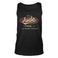 Its A Jude Thing You Wouldnt Understand Shirt Personalized Name Gifts With Name Printed Jude Unisex Tank Top