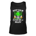 Keep Calm And Drink Like A Riley St Patricks Day Lucky Unisex Tank Top