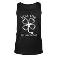 Kiss Me Im Irish And Vaccinated Funny St Patricks Day Unisex Tank Top