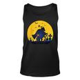 Klassisches Retro- „Kopfloser Reiter“ Sleepy Holloween Moon Tank Top