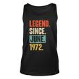 Legend Since Juni 1972 50 Jahre Alt 50 Geburtstag Geschenk Tank Top