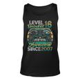Level 16 Unlocked Awesome Since 2007 16Th Birthday Gaming Unisex Tank Top