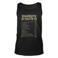 Madelyn Name Gift Madelyn Facts Unisex Tank Top