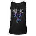 Mens Mermaid Dad Mermaid Birthday Party Shirt Unisex Tank Top