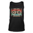 Mens New Dad Vintage Dad Level Unlocked Father Unisex Tank Top