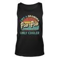 Mens Paw Paw Like A Grandpa Only Cooler Vintage Dad Fathers Day Unisex Tank Top