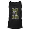 Mess With My Family - Sniper Sound - Military Family Unisex Tank Top