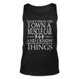 Muscle Car Lovers Know Things Unisex Tank Top