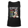 My Perfect Day Read Books Funny Reading Book Lover Unisex Tank Top