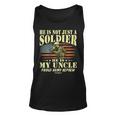 My Uncle Is A Soldier Hero Proud Army Nephew Military Family Unisex Tank Top