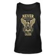 Never Underestimate The Power Of Calder Personalized Last Name Unisex Tank Top