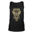 Never Underestimate The Power Of Fire Personalized Last Name Unisex Tank Top