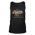 Niece Personalized Name Gifts Name Print S With Name Niece Unisex Tank Top