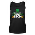 One Lucky Laboratory Lab Tech St Patricks Day Leprechaun Unisex Tank Top