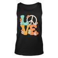 Peace Sign Love 60S 70S Costume Groovy Hippie Theme Party Unisex Tank Top