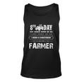 Perfect Farmer T-Shirt Gift On The 8Th Day God Made Farmer Men Women Tank Top Graphic Print Unisex