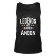 Personalisiertes Legends Are Named Andon Unisex TankTop, Sternen-Design Unisex