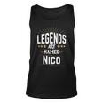 Personalisiertes Legends Named Nico Unisex TankTop, Ideales Präsent für Nico