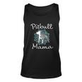 Pitbull Mama Mandala Cute Pit Bull Dog Gift Men Women Tank Top Graphic Print Unisex