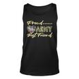 Proud Army Best Friend - Us Flag Dog Tag Heart Military Gift Unisex Tank Top