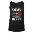 Proud To Be An Army Nanny With American Flag Gift Veteran Unisex Tank Top