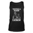 Quad Vater Sohn Papa Atv Fahrer Vatertag Tank Top