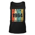 Retro March 1964 Vintage 55Th Birthday Gift Unisex Tank Top
