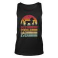 Retro Vintage Best Poodle Dad Ever Fathers Day Unisex Tank Top