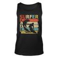 Retro Vintage Daddy Surfer Funny Surfing Dad Gift Unisex Tank Top