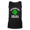 Shenanigans Squad Shamrock Happy St Patricks Day Irish Unisex Tank Top
