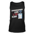 Sonographie Unisex TankTop: Live Love Scan, Medizinische Ultraschall Technik