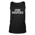 Spine Whisperer Gift For Chiropractor Students Chiropractic V3 Men Women Tank Top Graphic Print Unisex