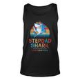 Stepdad Shark Fathers Day Gift V2 Unisex Tank Top