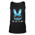 Too Hip To Hop Funny Rabbit With Sunglasses Cute Easter Gift Unisex Tank Top