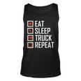 Trucker S For Men Eat Sleep Truck Repeat Unisex Tank Top
