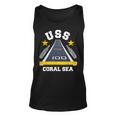 Uss Coral Sea Aircraft Carrier Military Veteran Unisex Tank Top