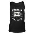 Vintage 1948 Made In 1948 75 Geburtstag Mann Frau 75 Jahre Tank Top