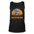 Vintage Best Cat Dad Ever Fathers Day Gifts 4Th Of July Men Unisex Tank Top