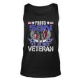 Vintage Proud Son Of A US Air Force Veteran Gift Mom Dad Unisex Tank Top