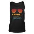 I Want To Ride My Bicycle I Sonnenbrillen Tank Top