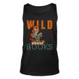 Wild About Reading Love Books Nerd Bookworm Librarian Unisex Tank Top