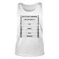Hair Length Check Measurement Backprint Back Unisex Tank Top