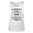 Herren Vintage Der Mann Mythos Die Legende 1936 87 Geburtstag Tank Top