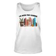 Im With The Banned Love Reading Books Outfit For Bookworms Unisex Tank Top